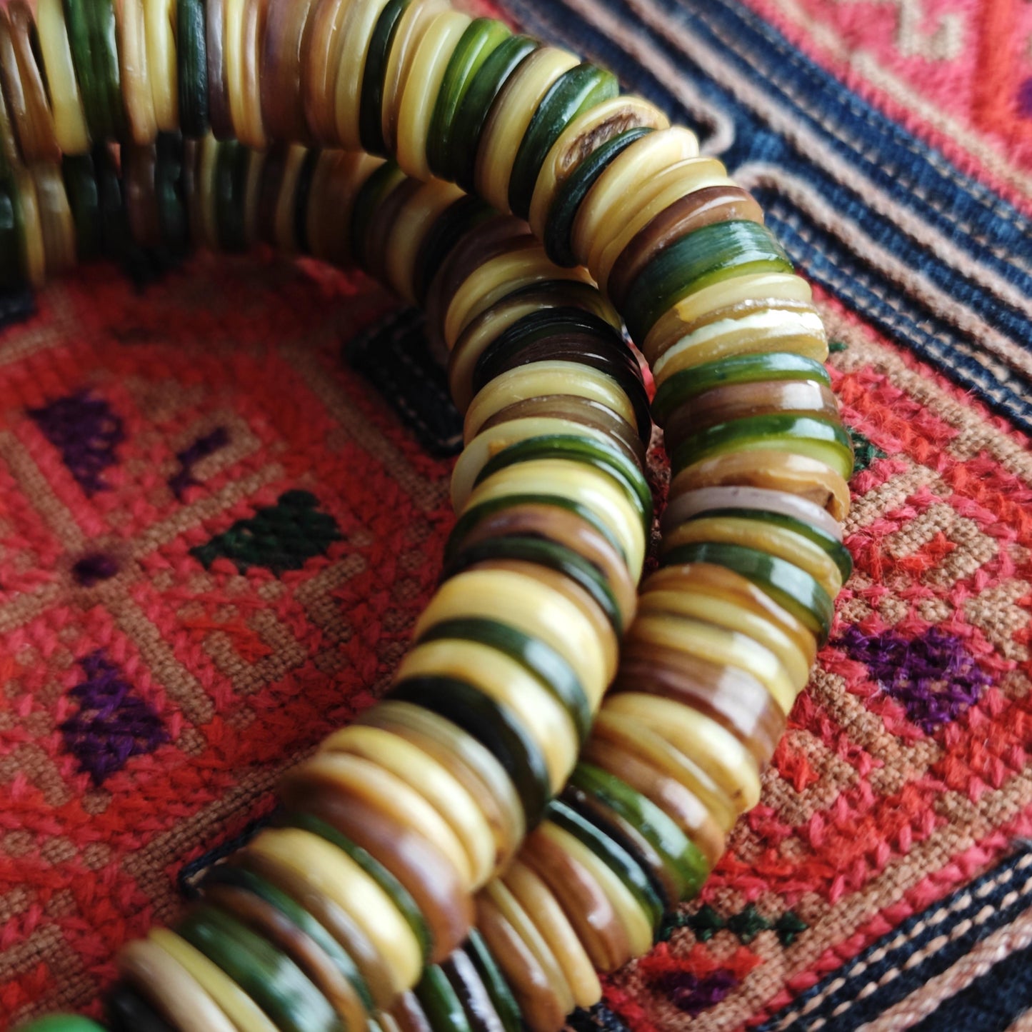 Sardonyx Agate & Turquoise Beaded Necklace, Coconut Shell Heishi Choker, Earthy Tribal Surfer Jewelry, Men's Gemstone Necklace 48cm