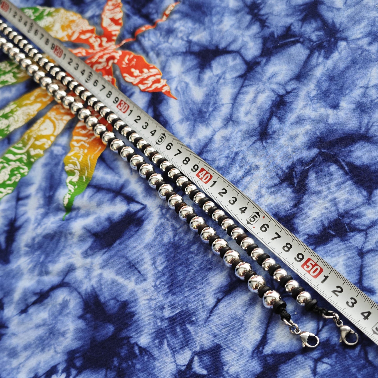 Handmade Hematite & Coconut Beaded Necklace | Silver Black Ethnic Boho Jewelry